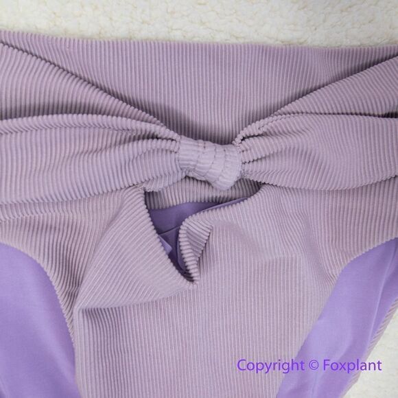 New! Set! Beach Riot Free People Rib Dallas Emma bikini bottom lavender, size S - Picture 10 of 12